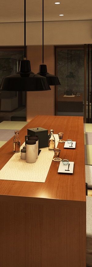 高床式和室のマンションリフォームの設計：注文住宅の設計｜大阪の建築家・設計事務所