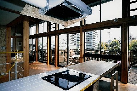 女性建築家：キッチン：注文住宅の設計｜大阪の設計事務所