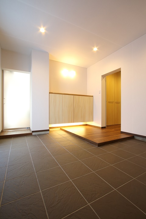 リフォーム前の洋室は、広々とした玄関ホールとなる｜大阪の設計事務所・建築家：注文住宅の設計