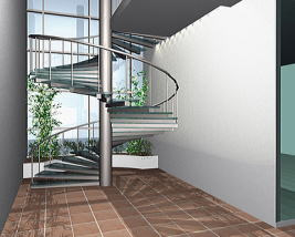 木造住宅のらせん階段｜設計事務所 大阪：建築家が創る注文住宅設計