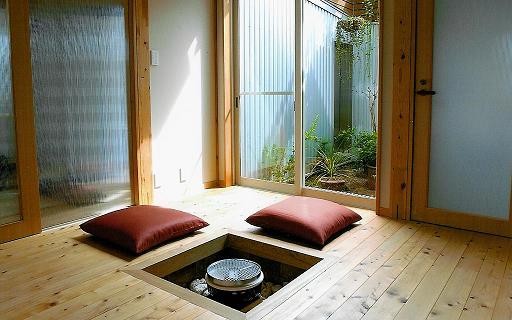 中庭に面する住空間｜大阪の設計事務所・建築家が創る注文住宅
