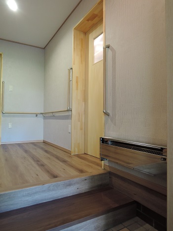 玄関のバリアフリー対策：注文住宅の設計｜大阪の建築家・設計事務所