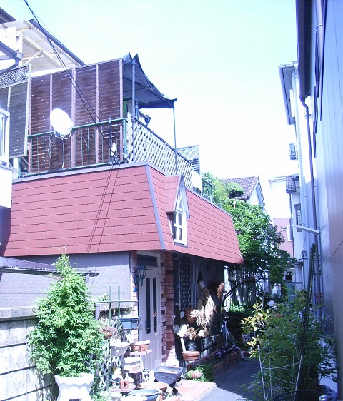 リフォーム前の外観：注文住宅の設計｜大阪の建築家・設計事務所