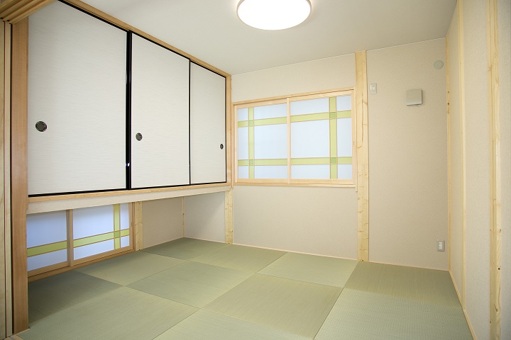 自然素材住宅の和室｜大阪の設計事務所・建築家：注文住宅設計