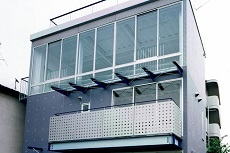 鉄骨構造の住宅｜注文住宅の設計：大阪の建築家・設計事務所