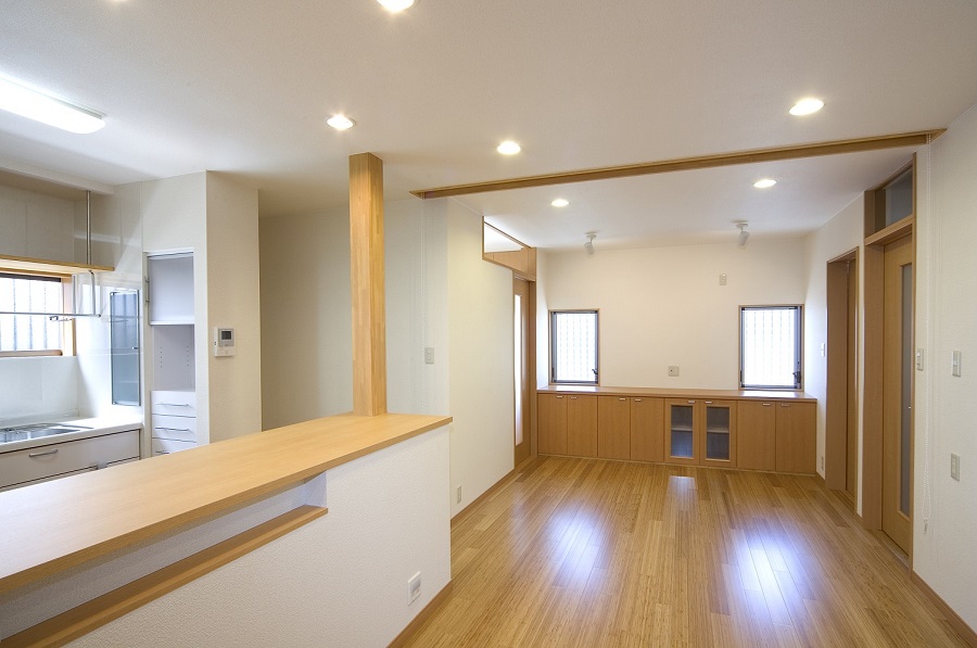 家族交流のスペースを確保したリフォーム：注文住宅の設計｜大阪の建築家・設計事務所