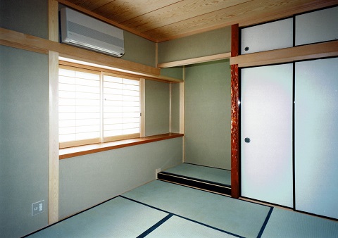 別荘の来客用寝室：注文住宅の設計｜大阪