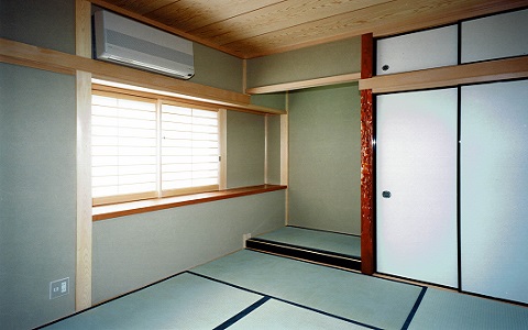 落ち着いた雰囲気の和室：客間｜大阪の建築家・設計事務所：注文住宅の設計