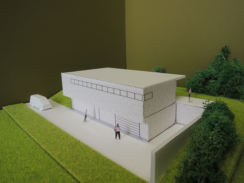 傾斜地・高台に建つ眺望を楽しむ住宅 - 外観｜大阪の設計事務所・建築家：注文住宅の設計