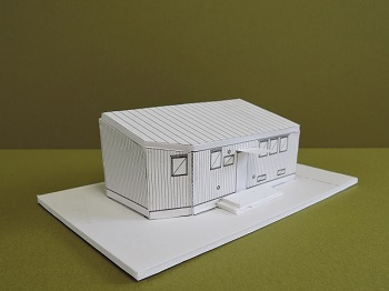 木造平屋建て住宅の完成予想模型｜大阪の設計事務所・建築家が創る注文住宅設計