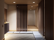 京町屋風情のマンションリフォーム｜大阪の設計事務所・建築家：注文住宅の設計