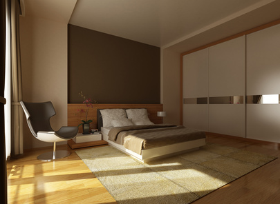 遮音性の高い寝室：注文住宅の設計｜大阪の建築家・設計事務所