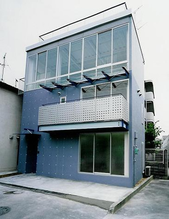 鉄骨構造の狭小住宅（Kid's House:子供の家）｜大阪の建築家・設計事務所：注文住宅の設計